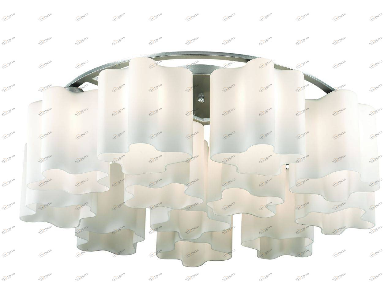 Потолочная люстра ST Luce Onde SL116.052.12 ST LUCE ДИЗАЙНЕРСКИЕ, ONDE 058919 Белый 