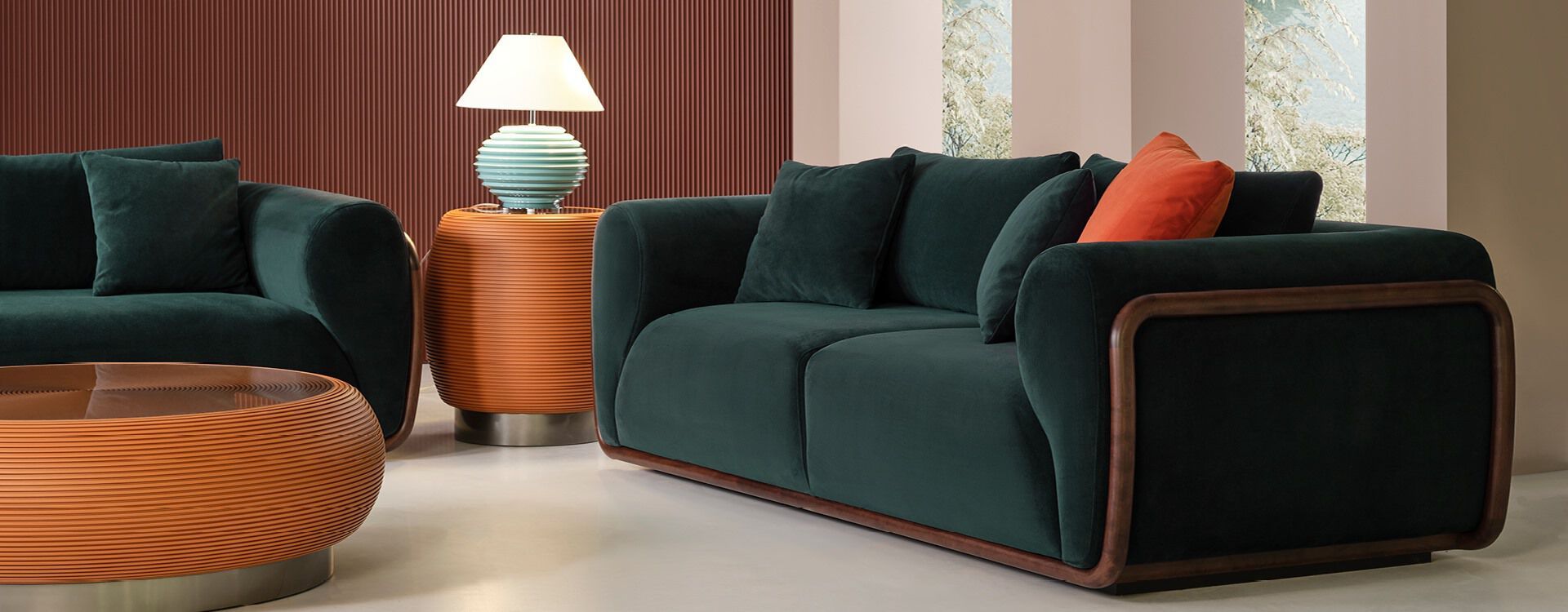 Высокий круглый деревянный журнальный столик Mobi TUMBA ARCH-00042387 - Вид №3