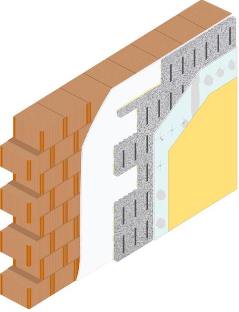 PONTAROLO Внутренний утеплитель со структурой гипсокартона sun-id-1437174 - Вид №4
