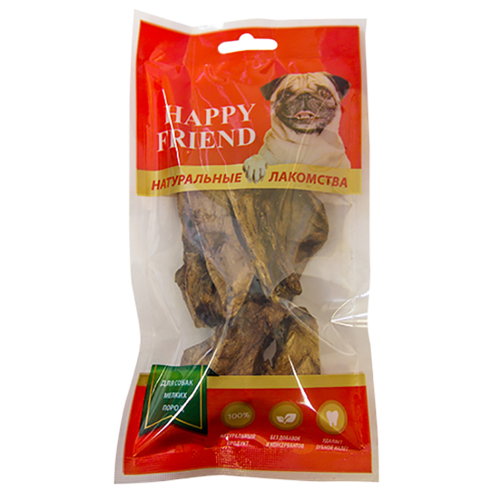 ПР0048359 Лакомство для собак Легкое баранье для мелких пород 30г HAPPY FRIEND 