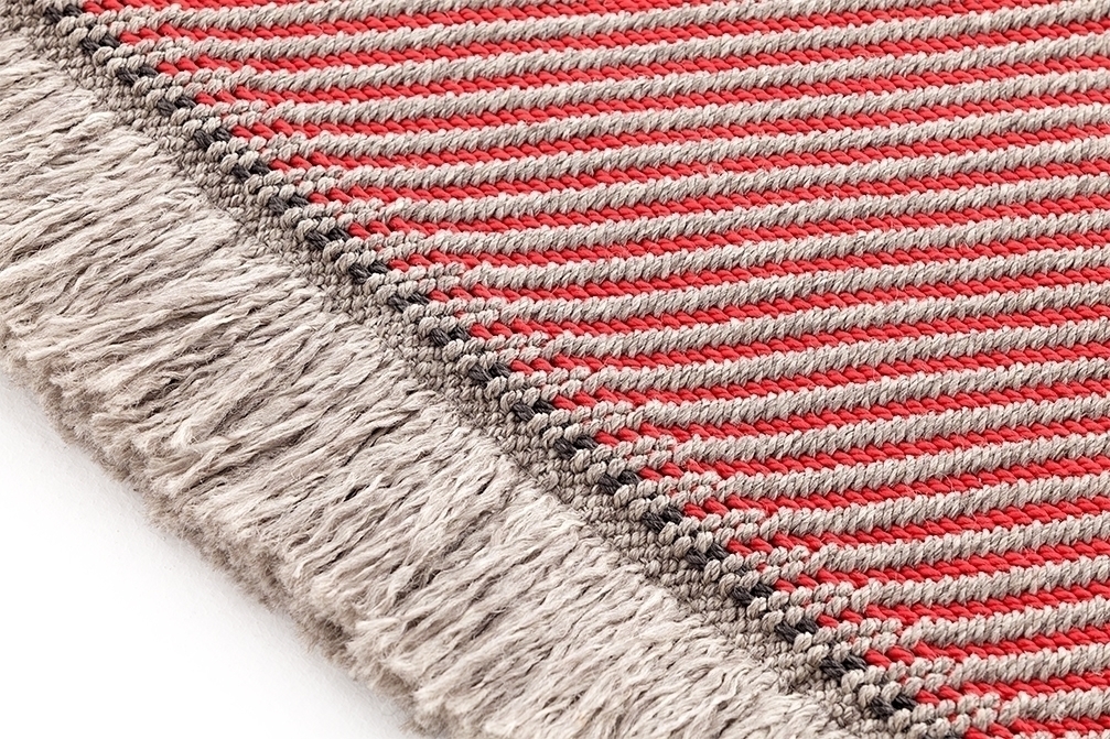 070768 Матрац GL Diagonal almond-red большой GAN Garden Layers - Вид №4