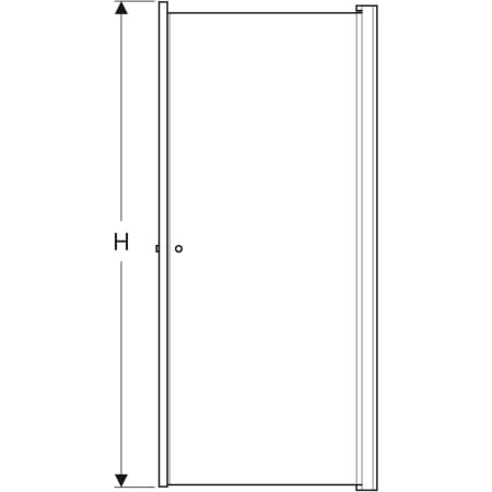 502.011.00.5 Квадратная душевая перегородка IDO Showerama 10-02 Geberit  - Вид №3