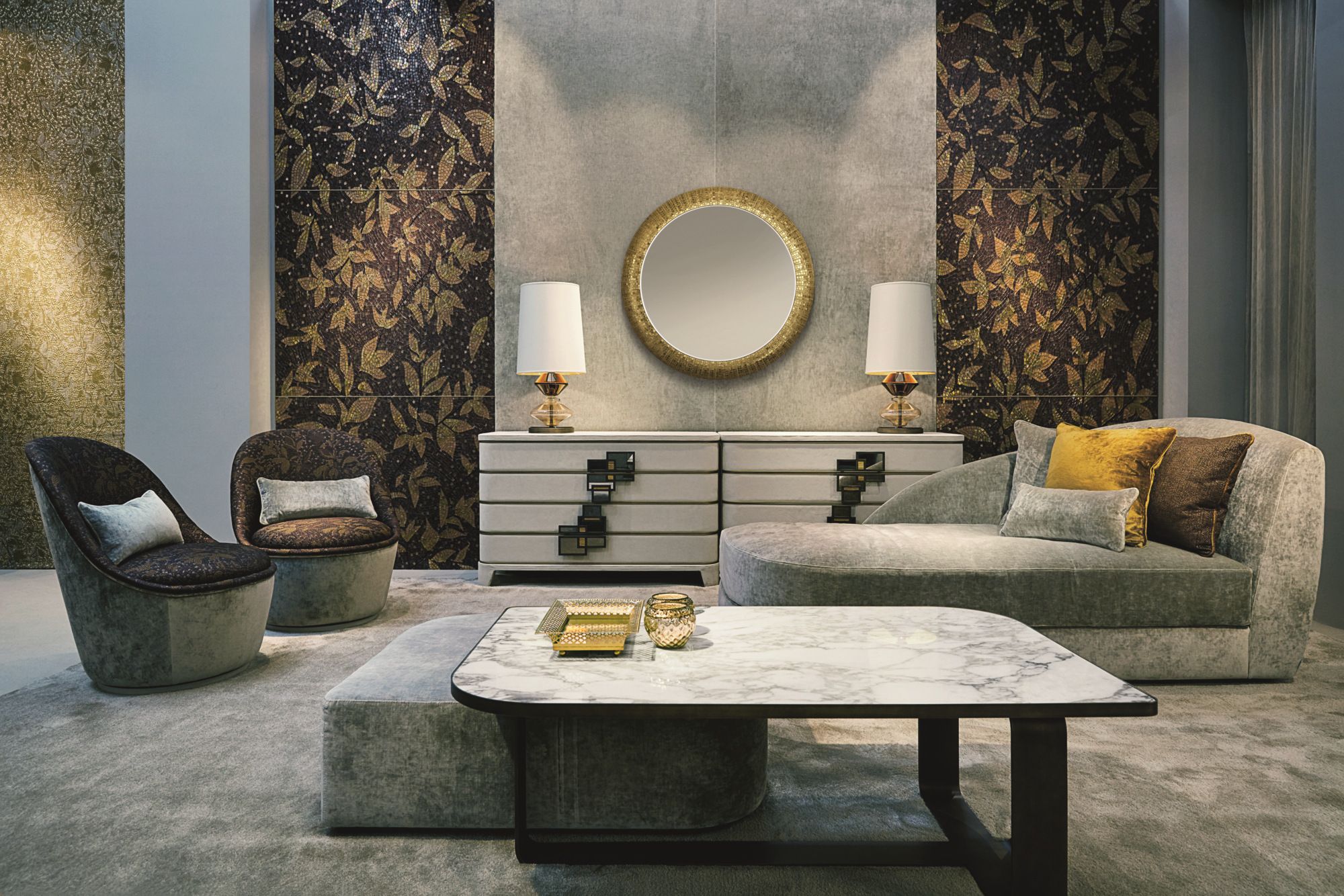 Мягкая ткань Dormeuse Sicis Висконти ARCH-00111003 - Вид №4