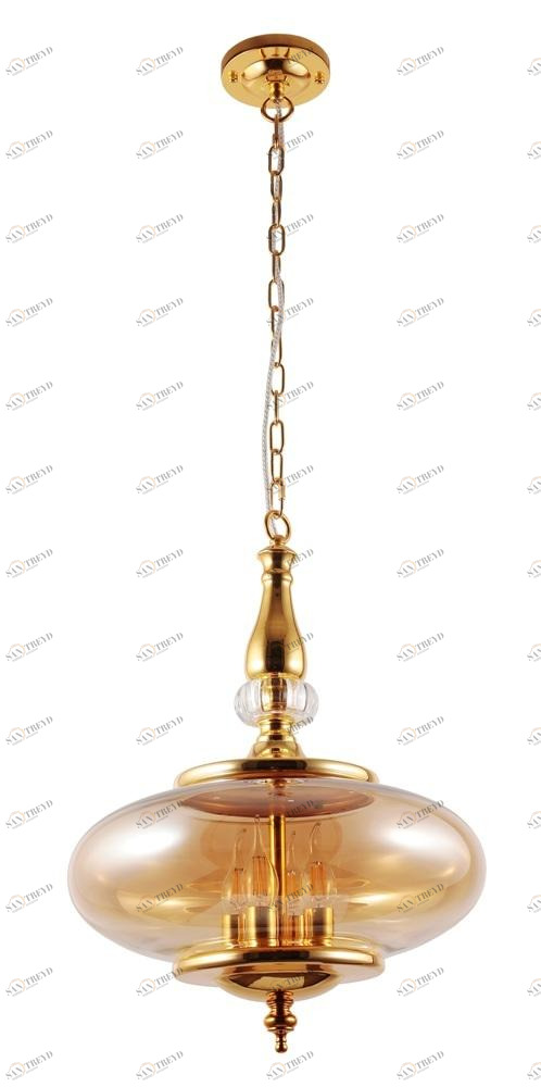 Подвесной светильник Crystal Lux Miel SP4 Gold CRYSTAL LUX ДИЗАЙНЕРСКИЕ, MIEL 102840 Золотой 