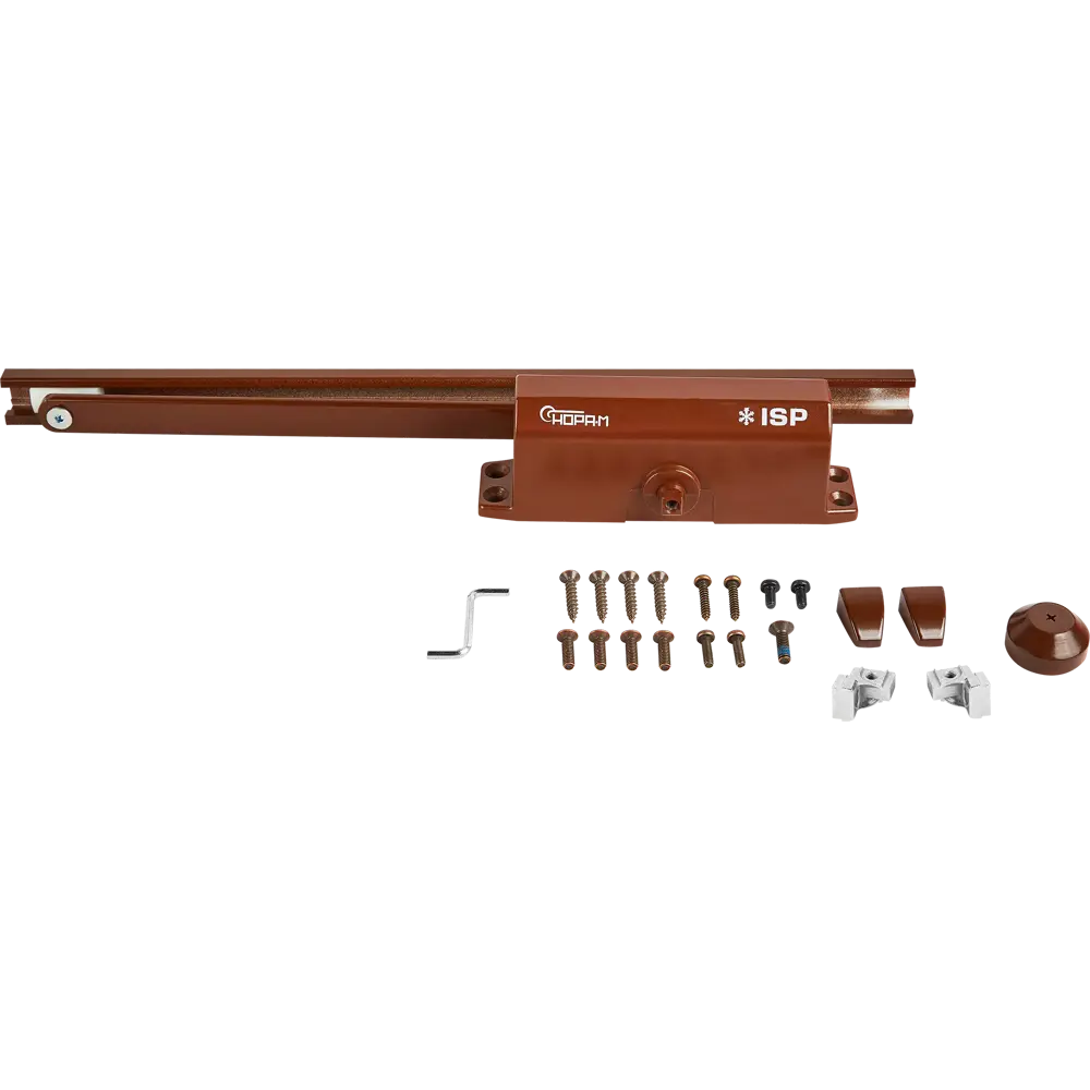 НОРА-М Доводчик дверной морозостойкий Slider Isparus с универсальным монтажом 85539382 STLM-1444567 - Вид №1