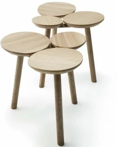 Nikari Низкий деревянный табурет 12 design for nature