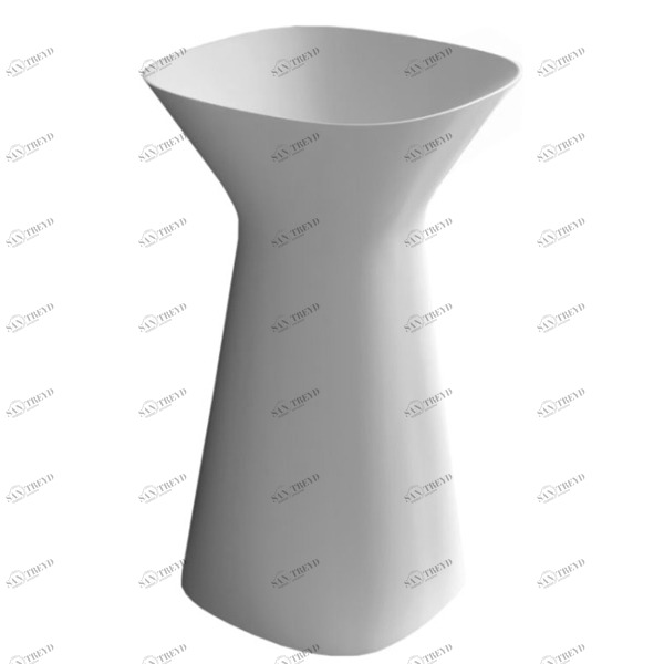 MR15 Накладная раковина на столешницу  квадратная Ceramica Hidra 