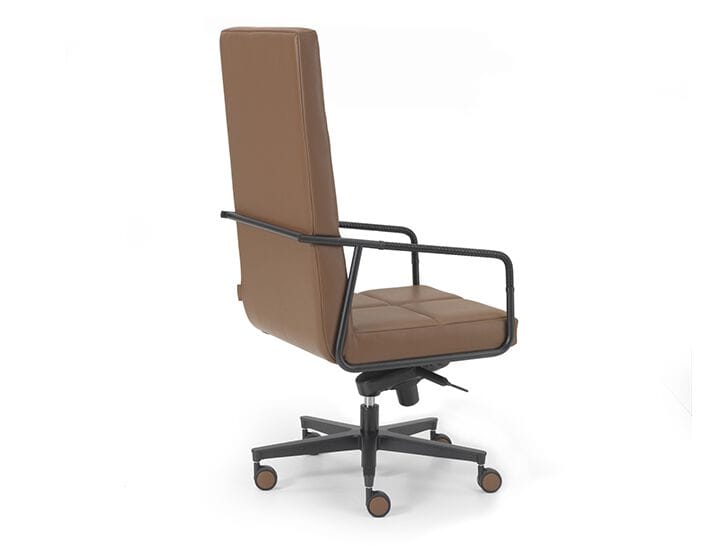 Кожаное вращающееся офисное кресло с высокой спинкой i 4 Mariani Пабло ARCH-00086367 - Вид №3