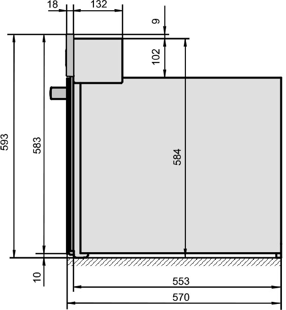 1350496 Электрический духовой шкаф Darina 2V BDE112 710 BВ черный STDN-0145040 - Вид №9