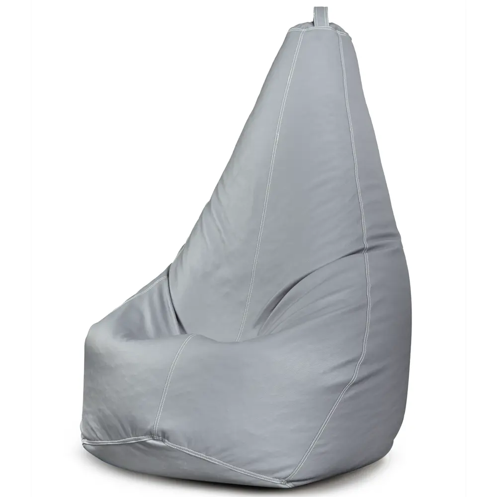 Кресло-груша полиэстер Seasons светло-серый 70x120 см STLM-2063513