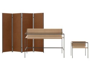 Прямоугольный металлический журнальный столик с журнальным столиком