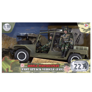 MC77038 Игровой набор "Группа быстрого реагирования" 2 фигурки, 1:18 World Peacekeepers