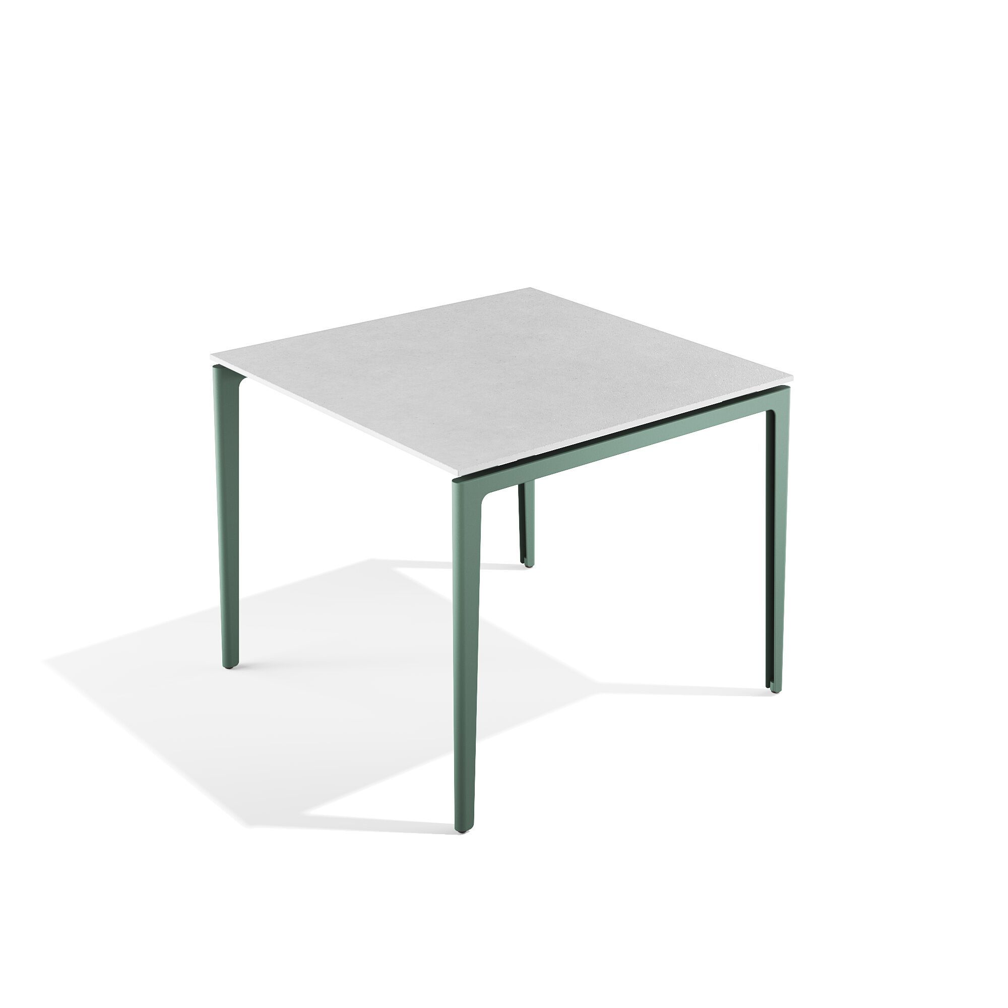 Квадратный стальной стол с порошковым покрытием BABEL D ARCH-00125099 - Вид №1
