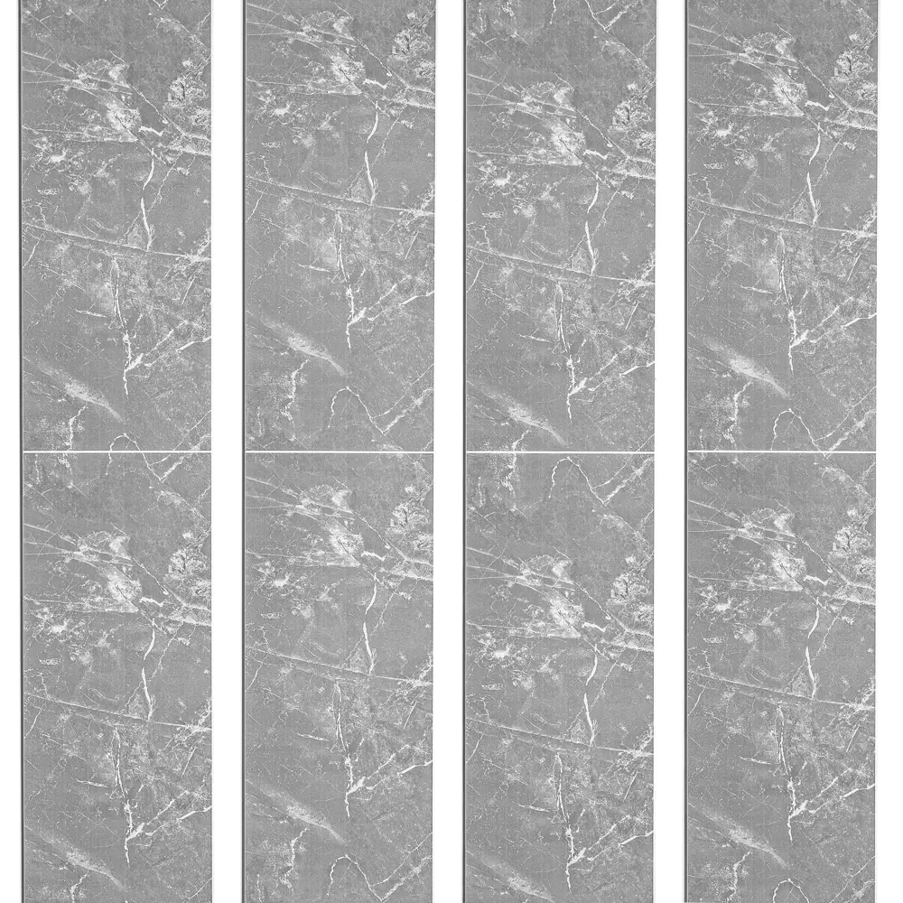 Панель ПВХ KREAFORTA Одри серый 1200x250x10 мм 1.2 м² (4 шт.) 89454942 STLM-2015827  - Вид №3