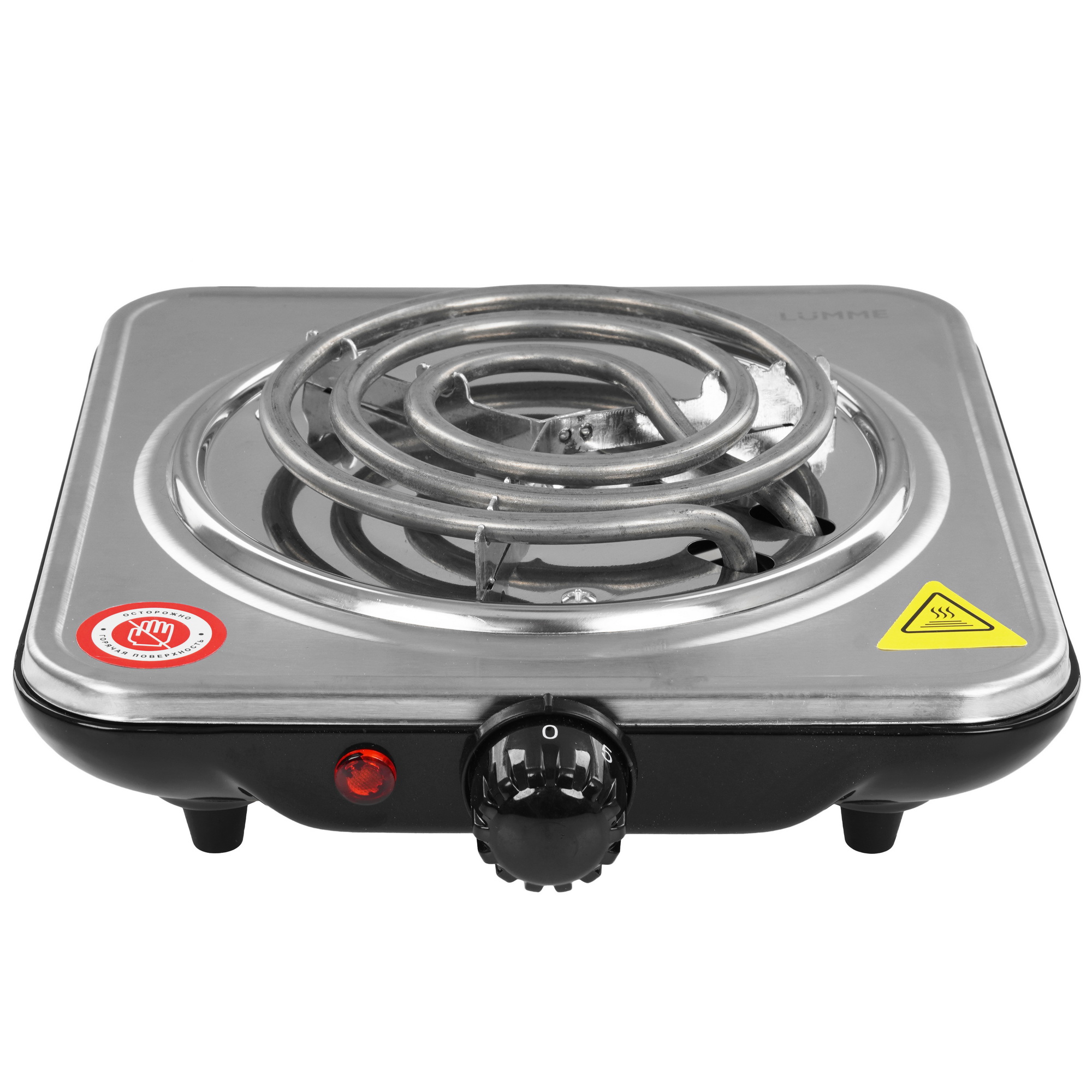 9148468 Плита компактная электрическая LUMME LU-HP3707A черный STDN-0071276 - Вид №1