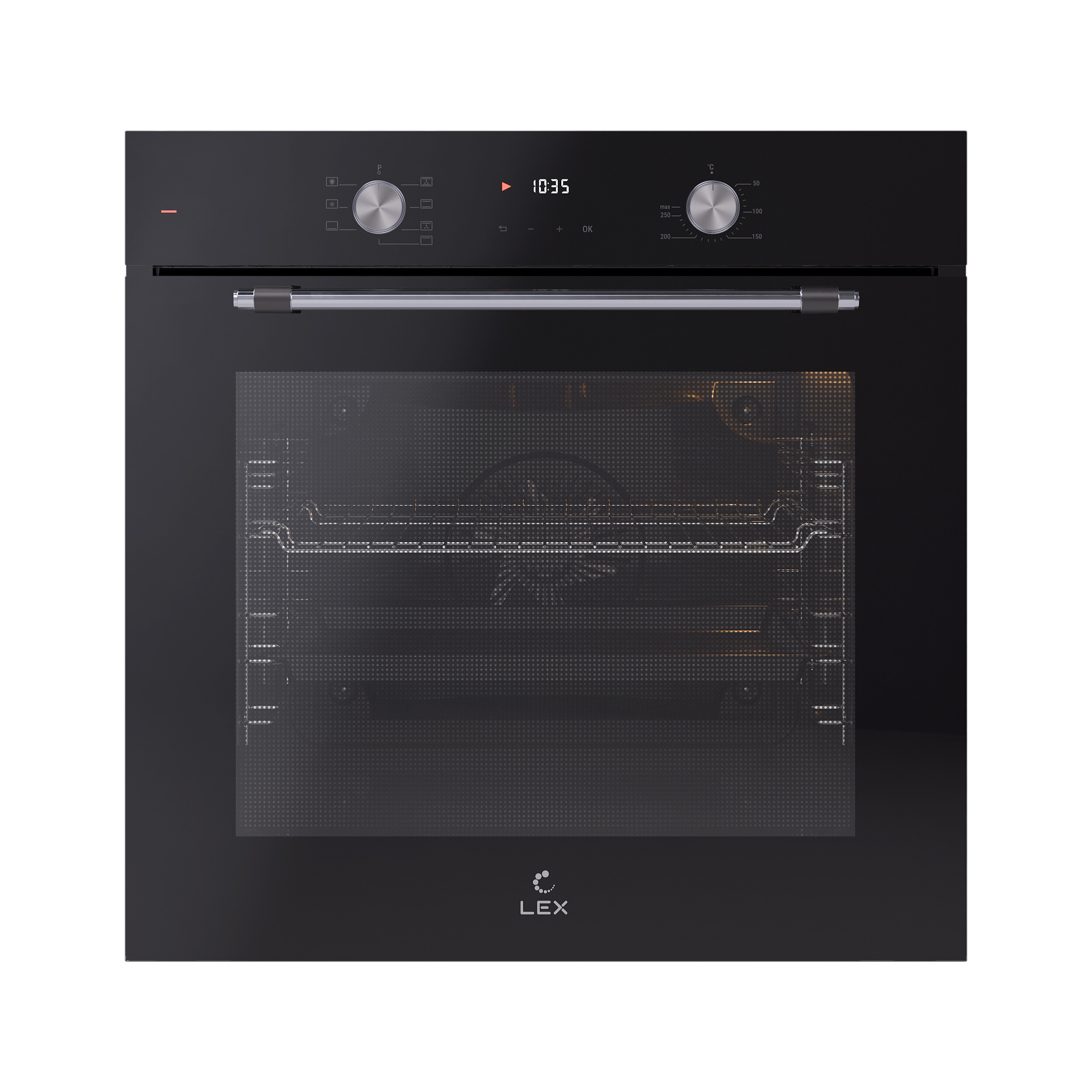 9242210 Электрический духовой шкаф LEX EDP 671 BL MAX черный STDN-0142174