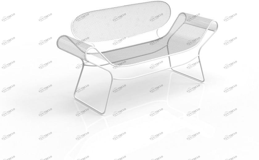 Talenti 2-х местный стальной диван Swell Swd2p