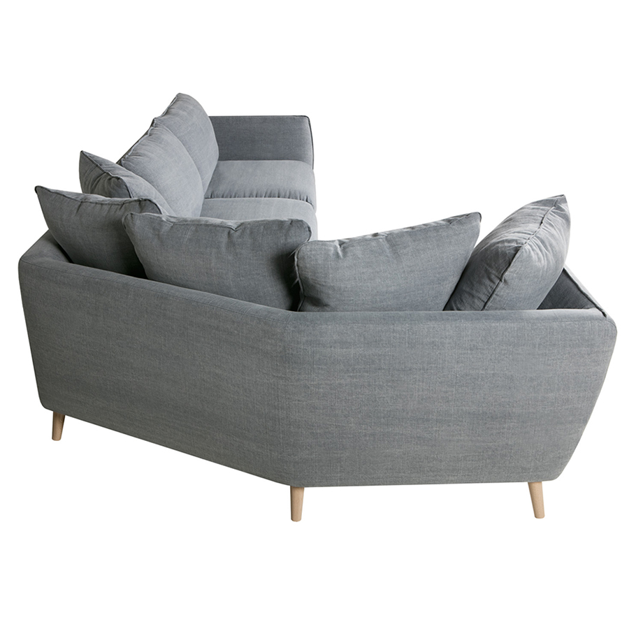 Диван угловой Stella, левосторонний, голубой, обивка Kiss Sits S1653 - Вид №5