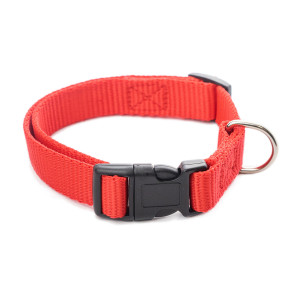 ПР0056297 Ошейник для собак Спорт 20х310-450мм усиленный, красный ХОРОШКА
