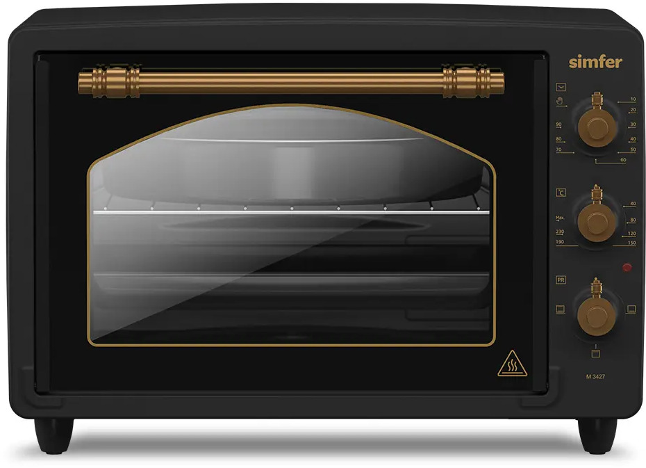 91075730 Электропечь Simfer M3427 48х38х33 см 1300 кВт цвет черный STLM-0886103