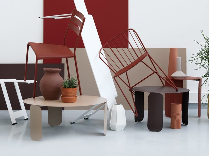 Алюминиевый круглый садовый столик In Stock Fermob ARCH-00119491 - Вид №1