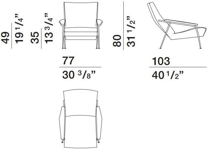Molteni & C. Кресло из ткани Heritage sun-id-1362604 - Вид №10