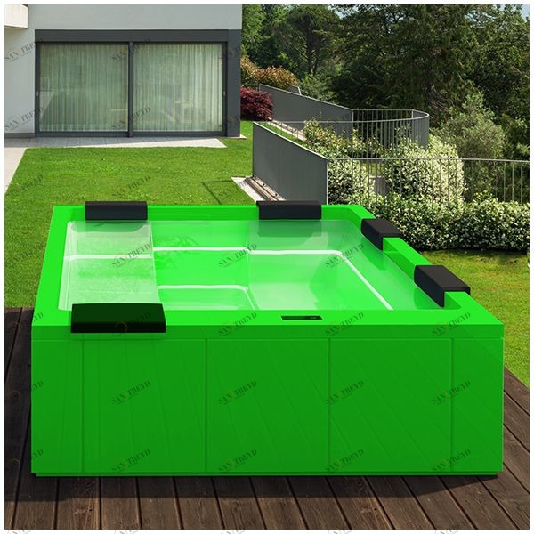 Бассейн Gruppo Treesse Maya Plus-V232I-ZE прямоугольный встроенный зеленый PLUSV232IZE