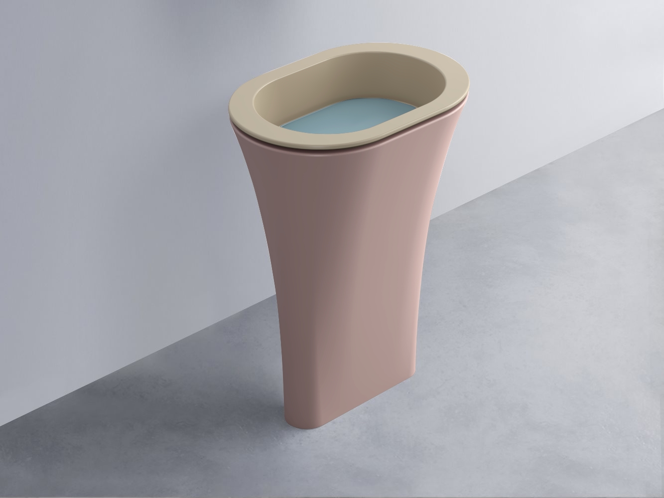 AMLA65-AV+AMPILO-PL+AMCOLO-CP Раковина Amedeo Ovale отдельностоящая cielo Enjoy + Amedeo Ceramica Cielo
