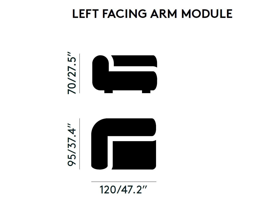 5-местный модульный тканевый диван Tom Dixon Plump sofa ARCH-00106377 - Вид №9