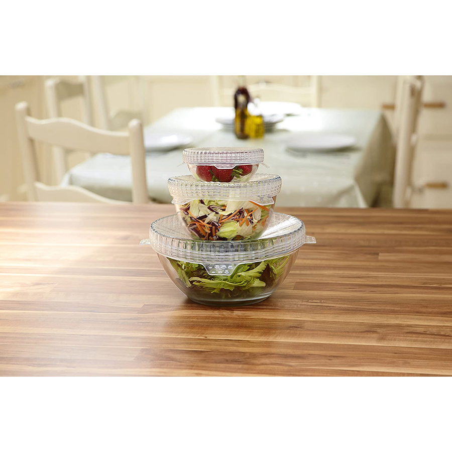 25.015.86.0096 Набор из 4 крышек coverflex ?9, 11, 16, 21 см силикон, прозрачный Silikomart  - Вид №5