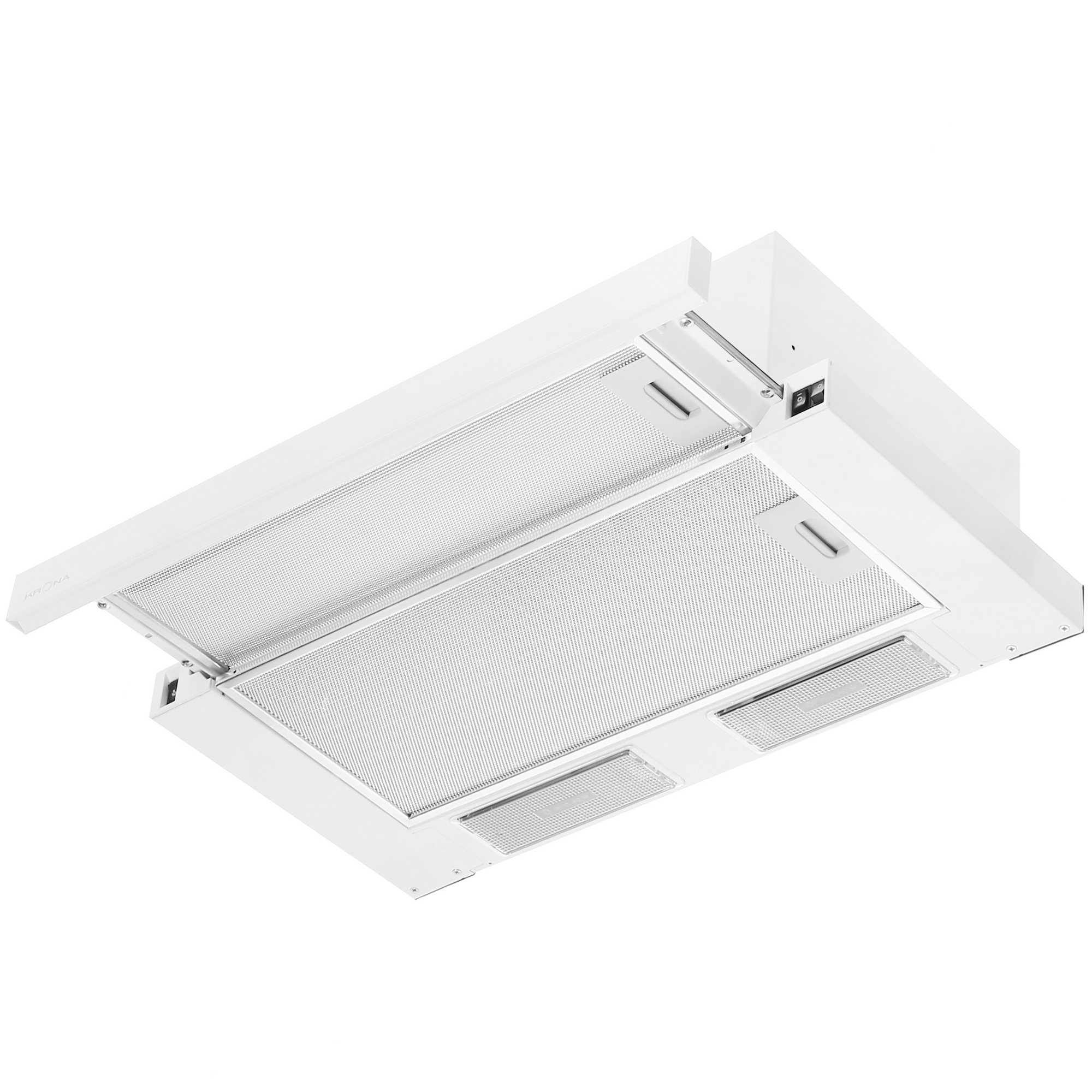 9940317 Вытяжка телескопическая KRONA VITTORIA 600 PB белый/белый STDN-0139836 - Вид №2