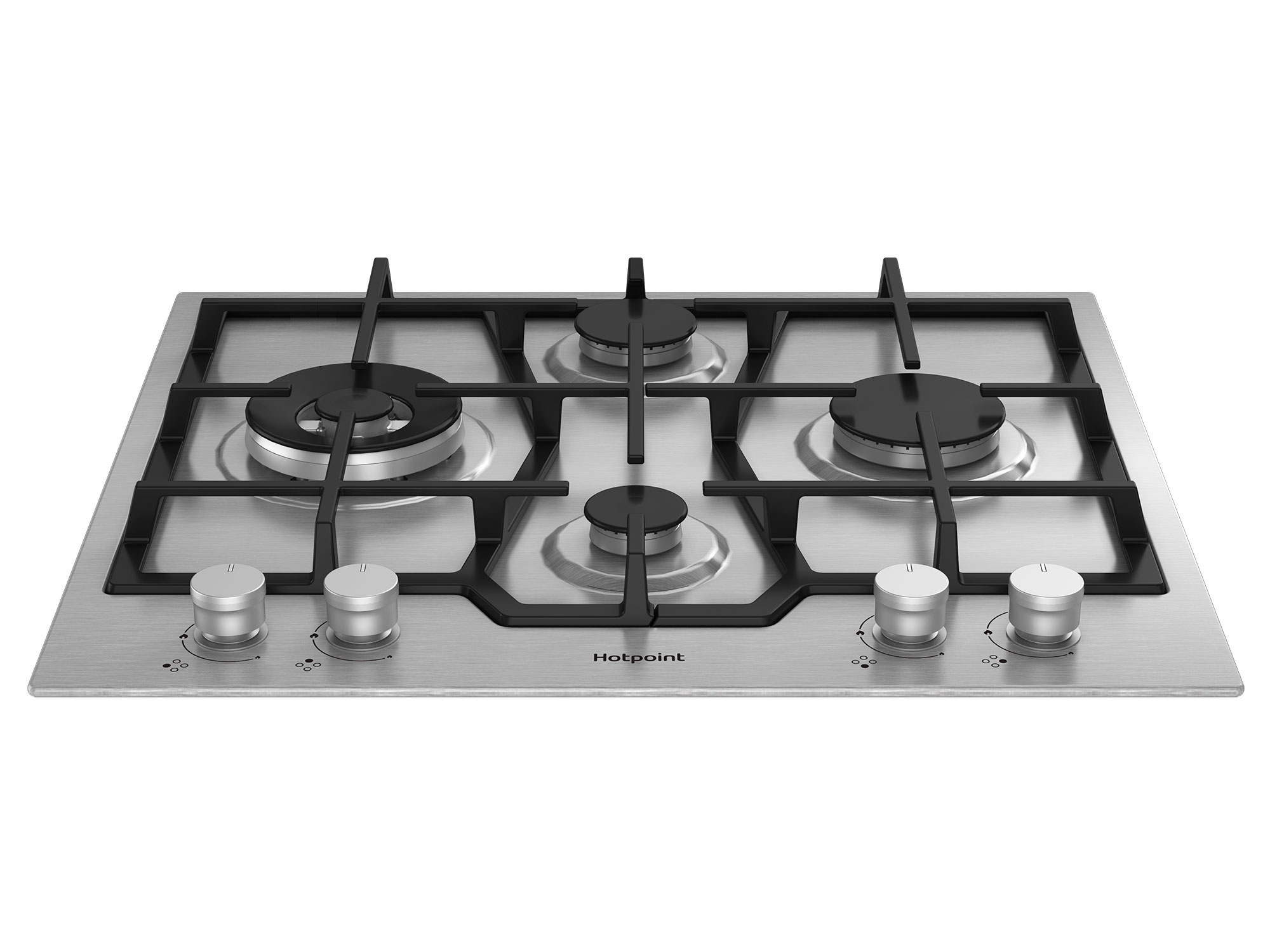 9106611 Газовая варочная поверхность Hotpoint HGMT 643 W IX STDN-0085627 - Вид №1