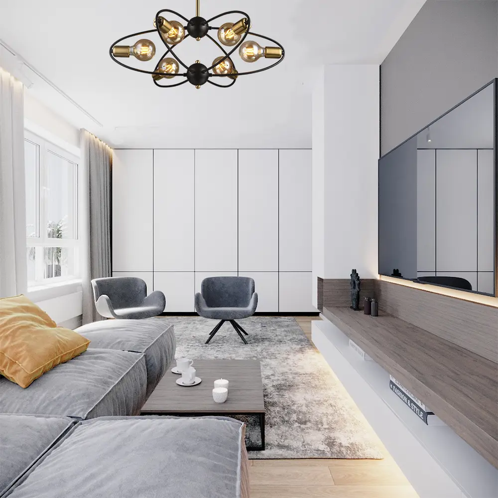 Люстра СЕМЬ ОГНЕЙ Алона - элегантное освещение для просторных интерьеров 85243323 STLM-0060375 - Вид №12