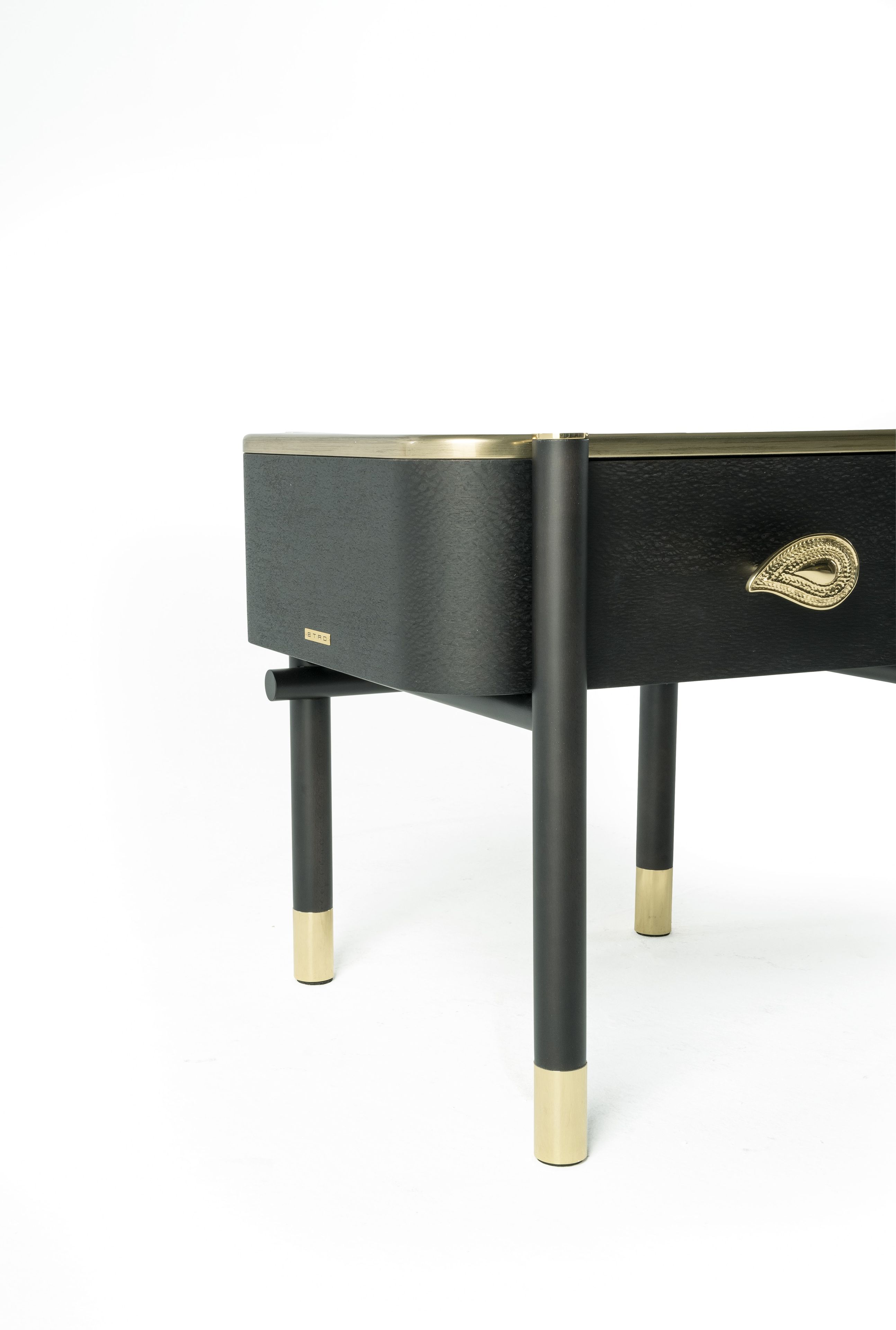 Деревянная тумбочка с ящиками ETRO Home Interiors Woodstock ARCH-00140037 - Вид №3