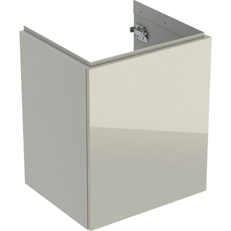 500.607.JL.2 Шкафчик для раковины Geberit Acanto, с одной дверью и сифоном Geberit  - Вид №9
