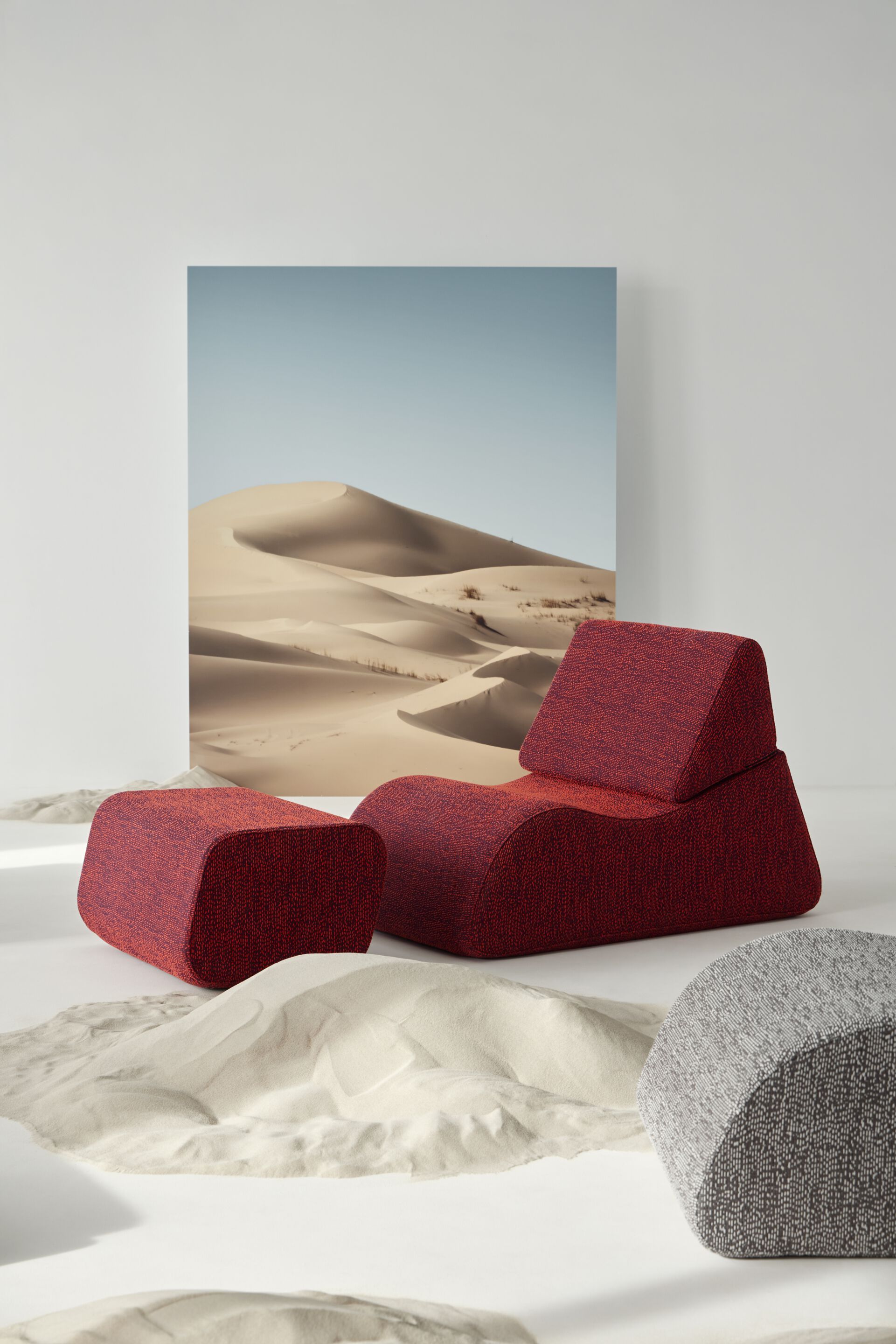 Прямоугольный садовый пуф OGO Дюна ARCH-00105117 - Вид №1