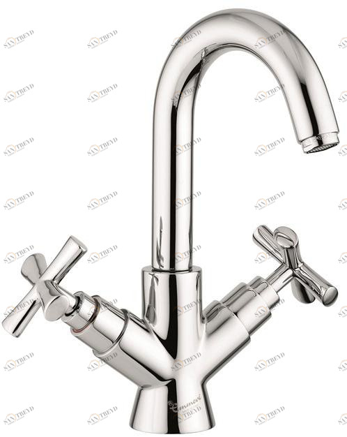 EMMEVI RUBINETTERIE Смеситель для раковины из латуни с автоматическим сливом Spirit new sun-id-1373145