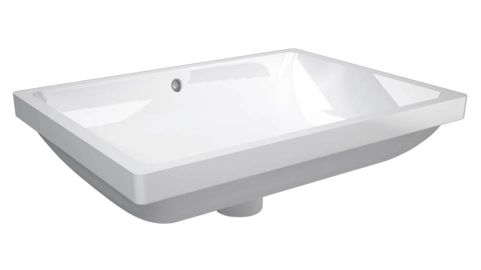 M1.91.LAV2 Накладная раковина на столешницу  прямоугольная Waterrevolution Water Evolution  - Вид №1