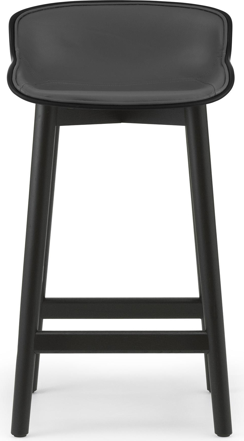 605147 Барный стул 65 см Передняя обивка Black Oak Black / Ultra Leather Normann Copenhagen Hyg  - Вид №1