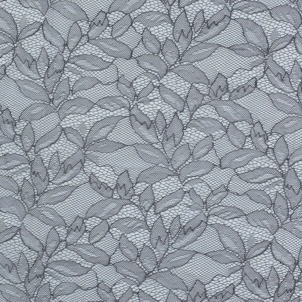Тюль на ленте Листья 28992 300x280 см цвет серый AMORE MIO STLM-2172329 - Вид №1