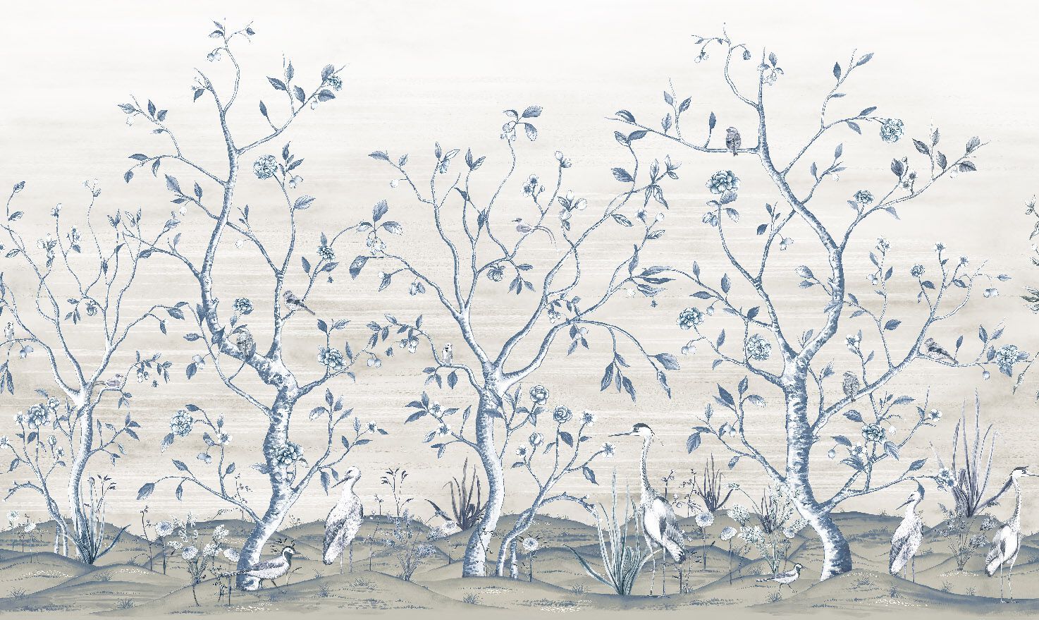 Обои с цветочными мотивами Jannelli&Volpi CHINOISERIE #2 ARCH-00082398 - Вид №5