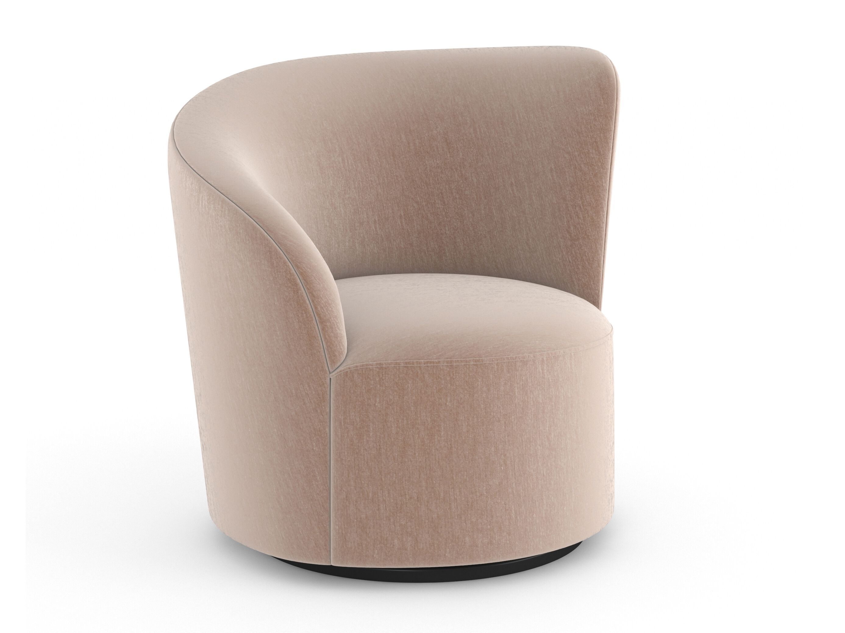 Вращающееся кресло из синели Caracole WHIRL ARCH-00052279 - Вид №1