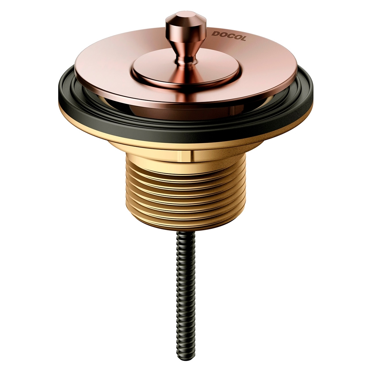 00486330 универсальный арт с колпачком из матового графитового металла Docol VÁLVULA DE SAÍDA D'ÁGUA 