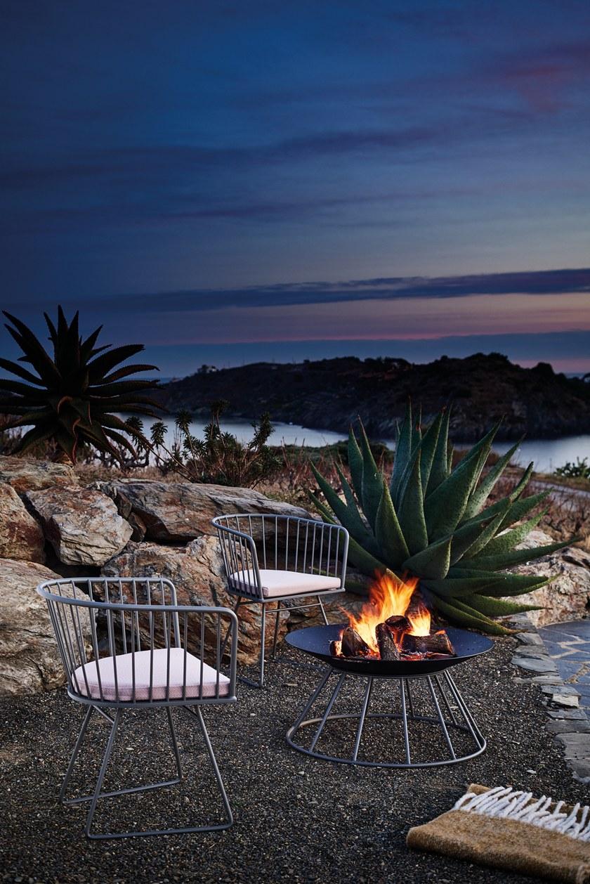 Bivaq Стул с салазками из алюминия с подлокотниками Illa sun-id-1477379 - Вид №9