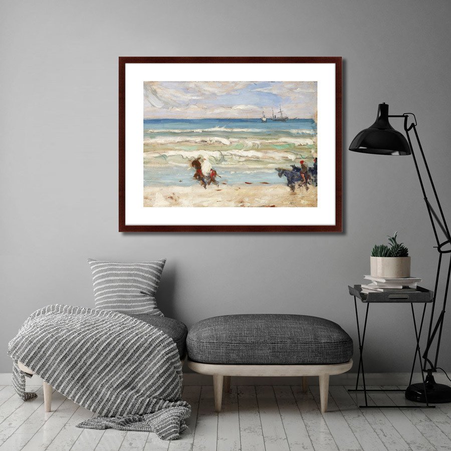 Картина: Beach scene, Tangier, 1906г. КАРТИНЫ В КВАРТИРУ  264234 Разноцветный  - Вид №2