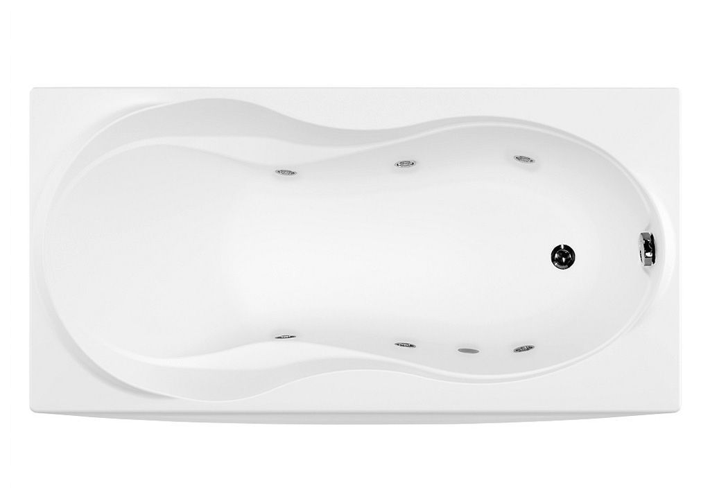 Акриловая ванна Aquanet Grenada 180x90 (каркас + смеситель Grohe BauEdge 2511700A) 002039730014017500240613 - Вид №6