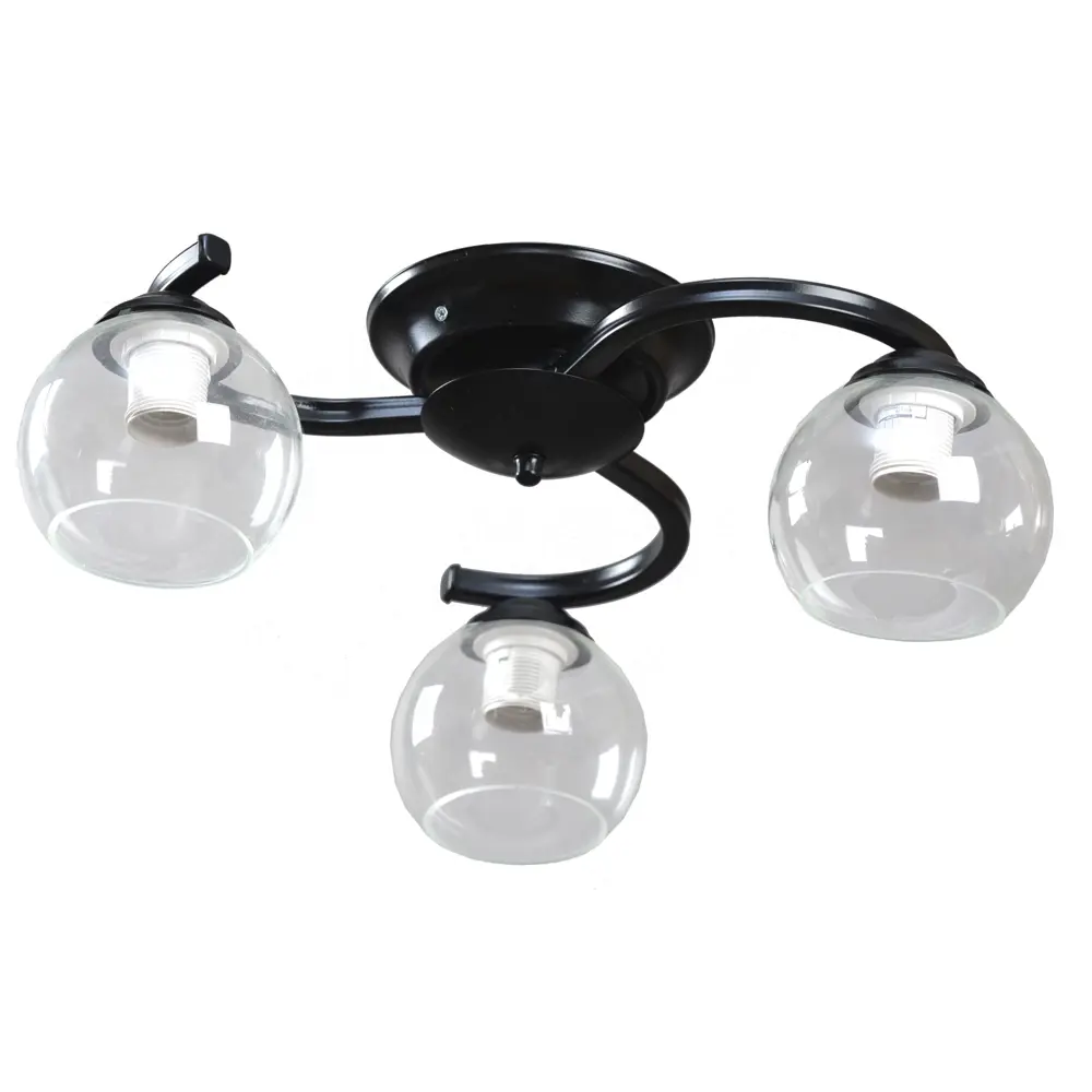 Люстра потолочная Светус Альхена 3хЕ27х60w 563/1 цвет черный STLM-2151452