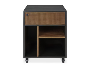 Офисный комод из тикового дерева с колесами