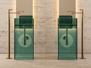 Кристалл отдельно стоящий умывальник