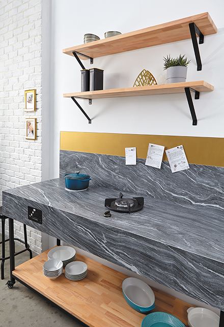 Столешницы для кухни - Оушен блэк LIGRON LIST314 1838 - Вид №20